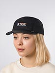 Бейсболка DJINNS арт. 5P Soft Flat Cap Sunday Coffee Cord (черный)
